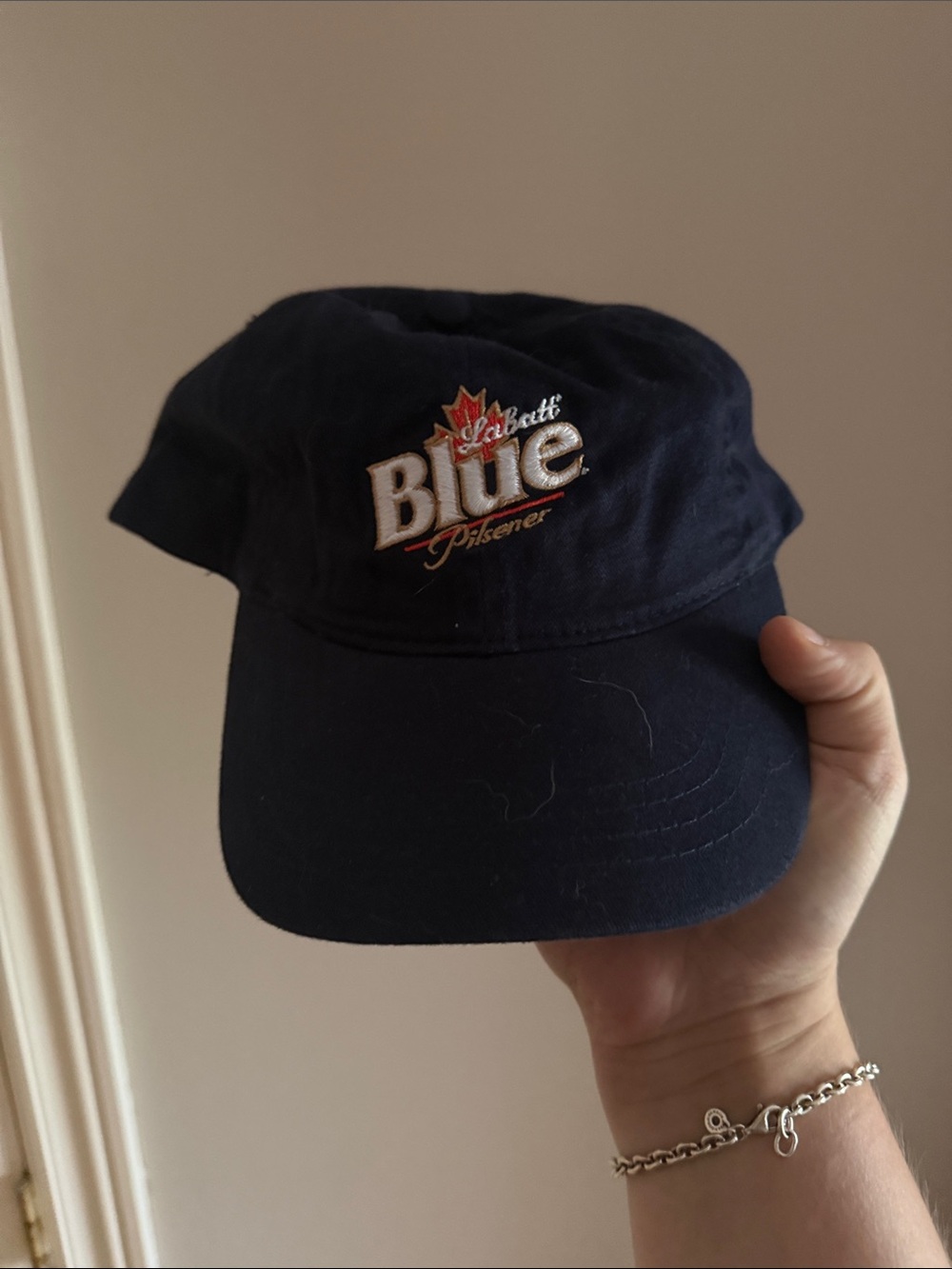 Navy Embroidered Baseball Cap - Men’s Hat